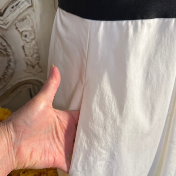 STAND Elegant Black Battenburg, On White Lace Dress - Picture 5 of 8